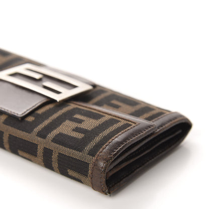 Fendi Zucca Continental Wallet Brown 9 of 13