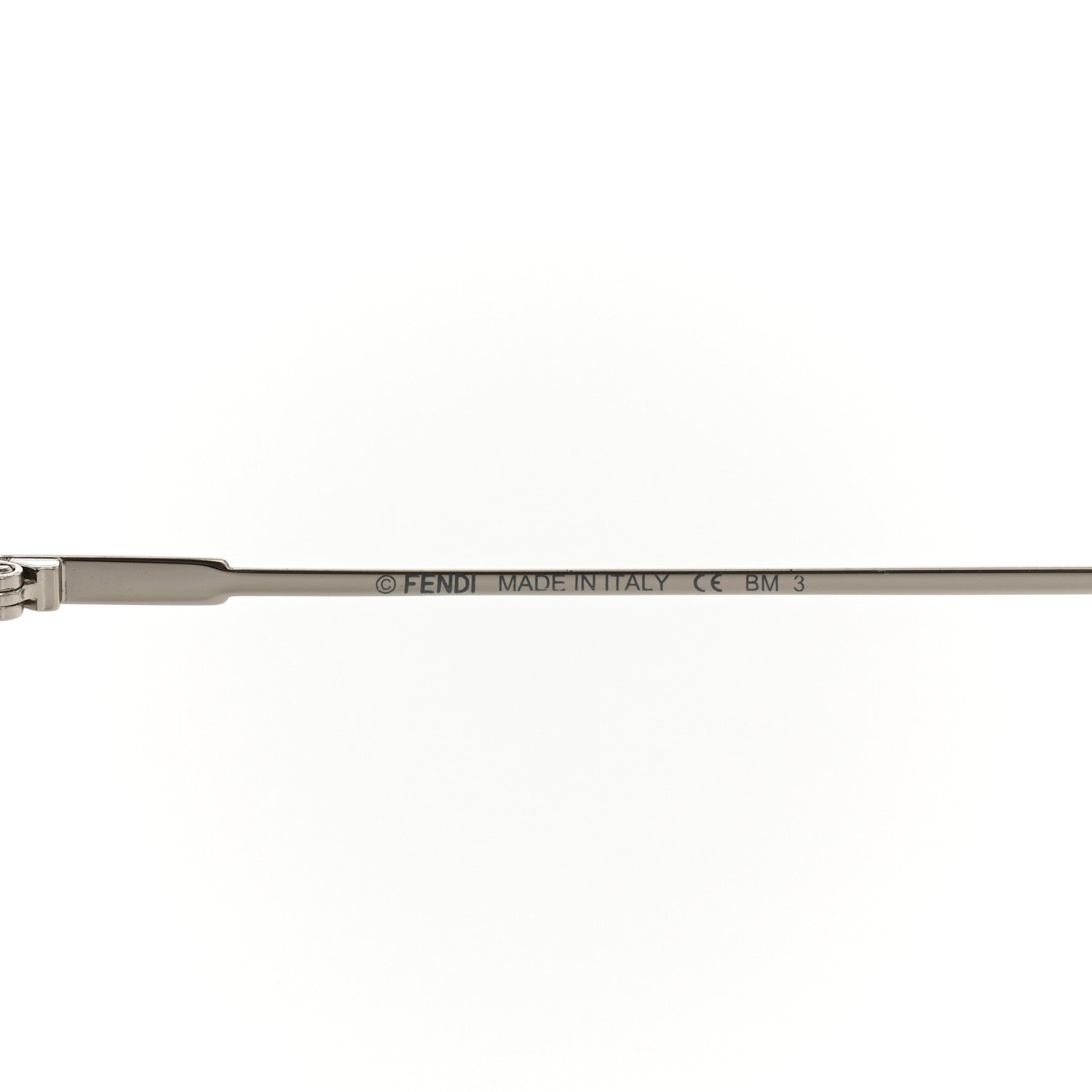 Fendi Metal Aviator Sunglasses FFM0022/S Silver 5 of 9