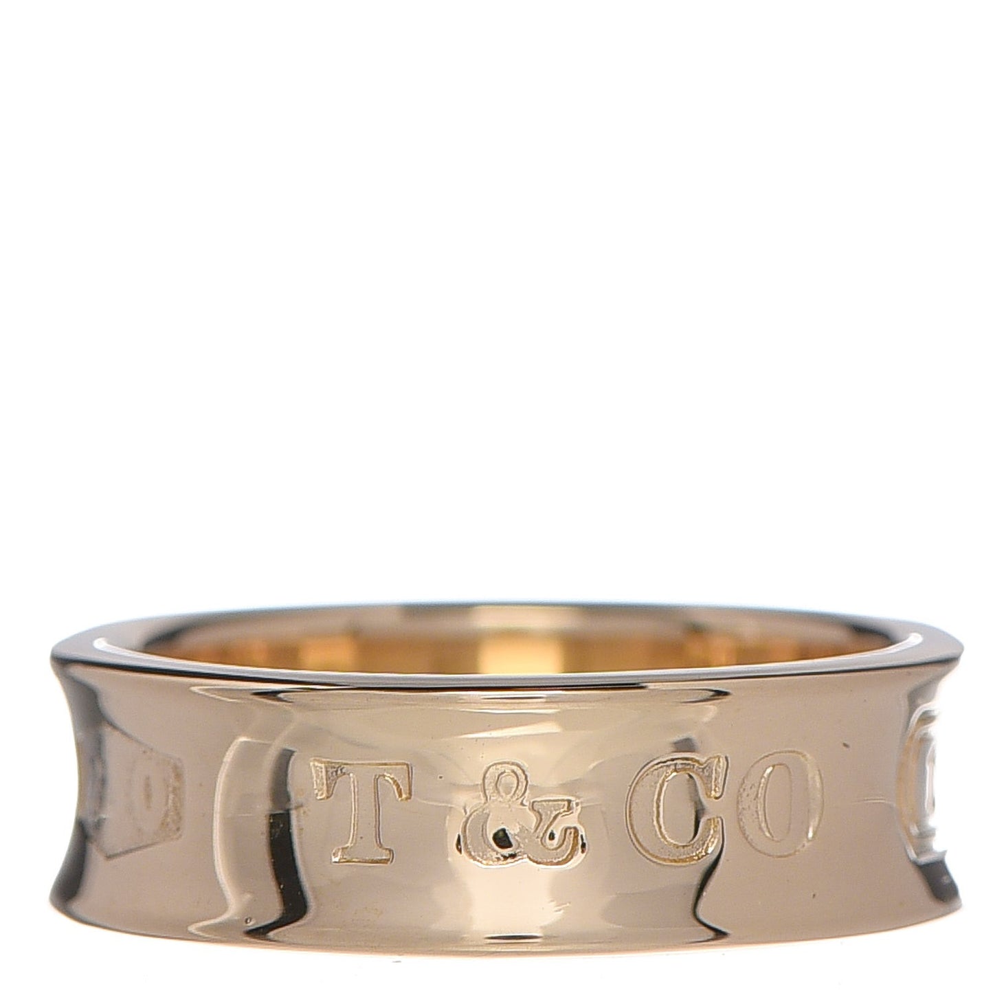 18K Yellow Gold 1837 Band Ring 50 5.5
