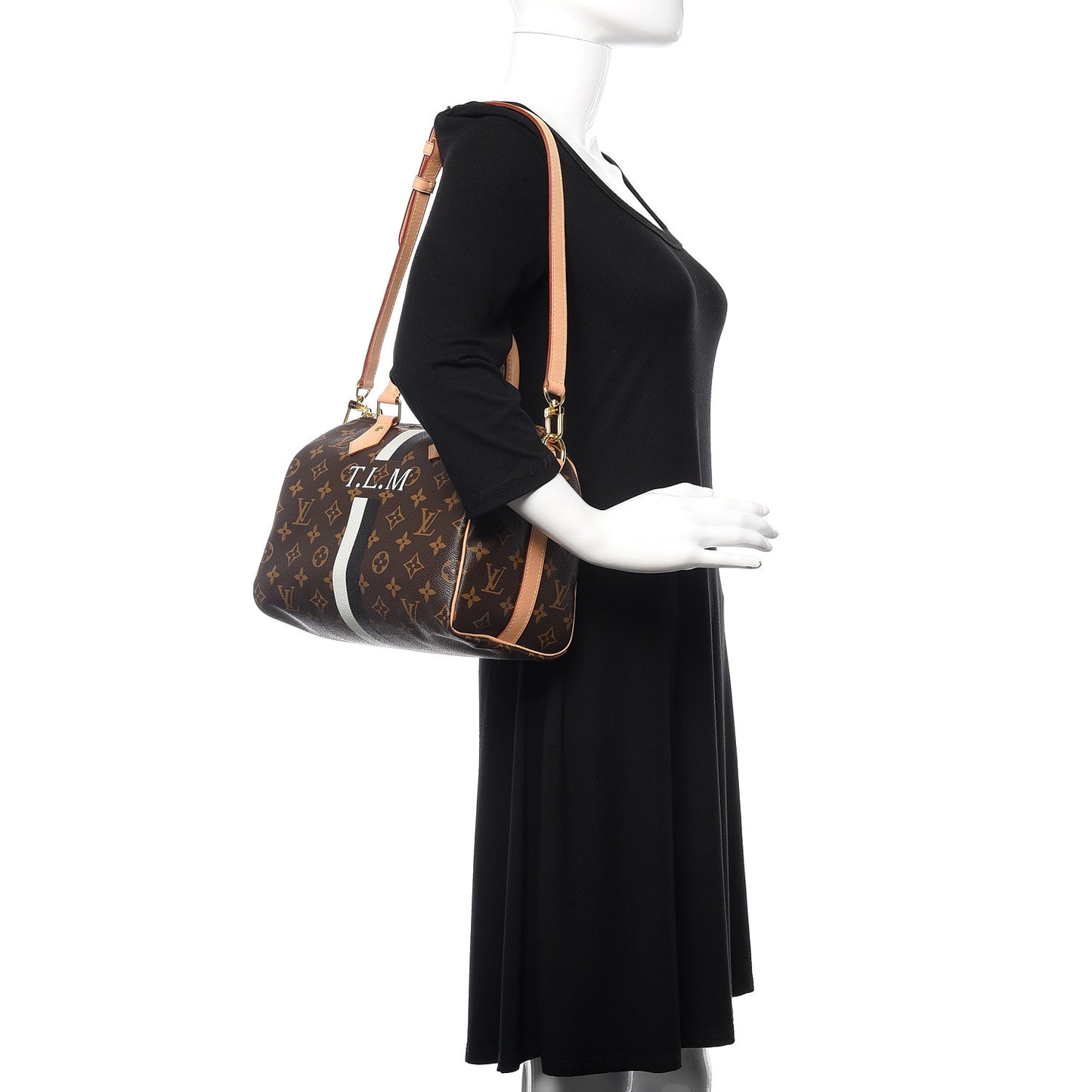 Monogram My LV Heritage Speedy Bandouliere 25 Black Ivory