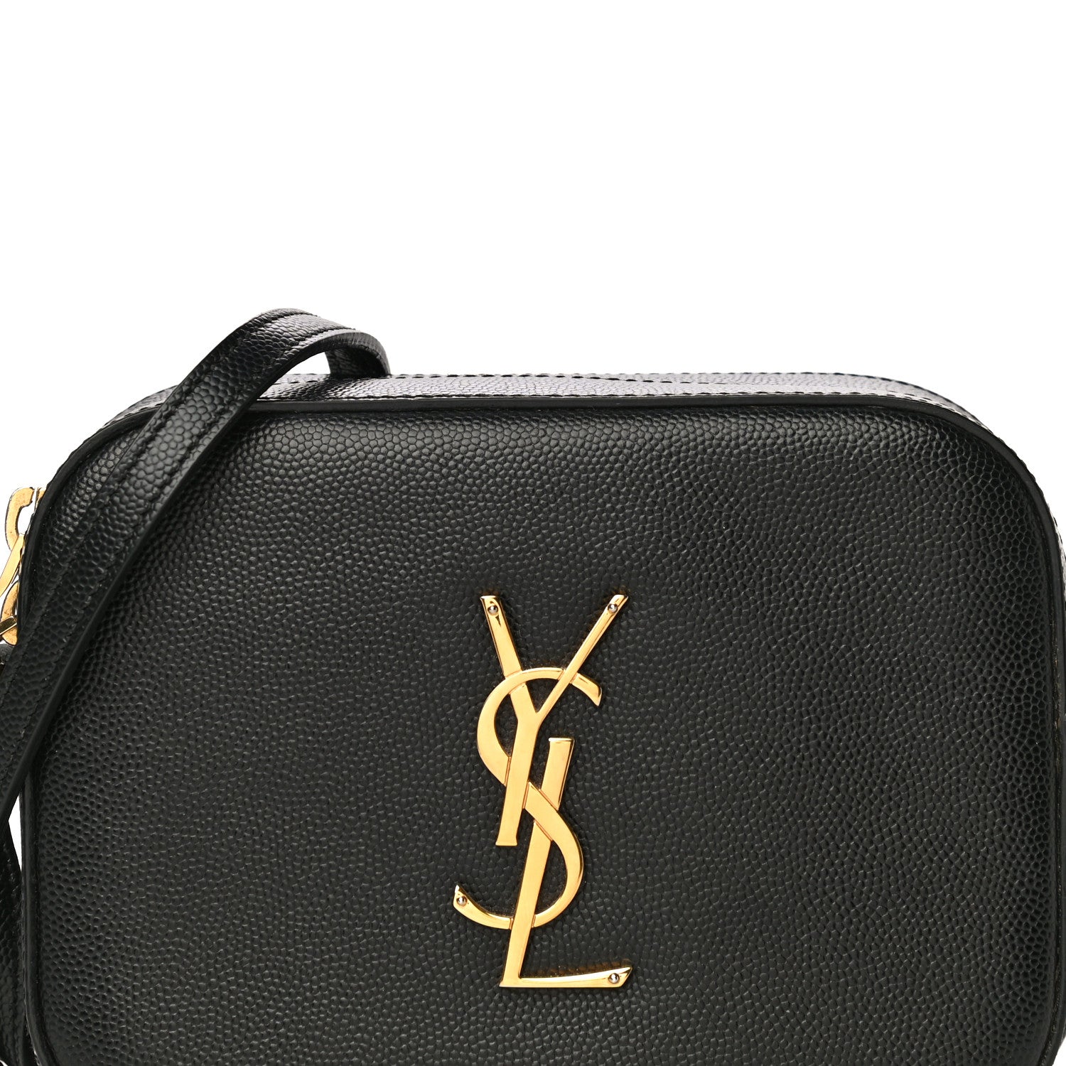 Saint Laurent Grain De Poudre Small Classic Monogram Camera Bag Black 7 of 9