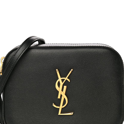 Saint Laurent Grain De Poudre Small Classic Monogram Camera Bag Black 7 of 9