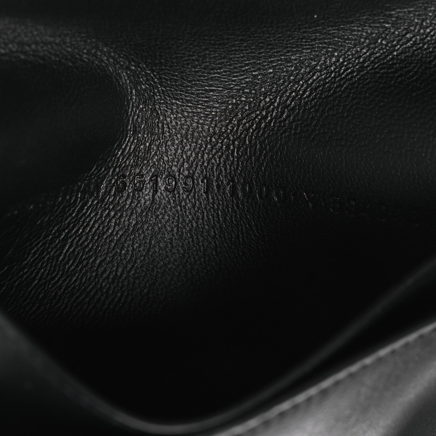 Balenciaga Textured Calfskin Passport Holder Black 8 of 8