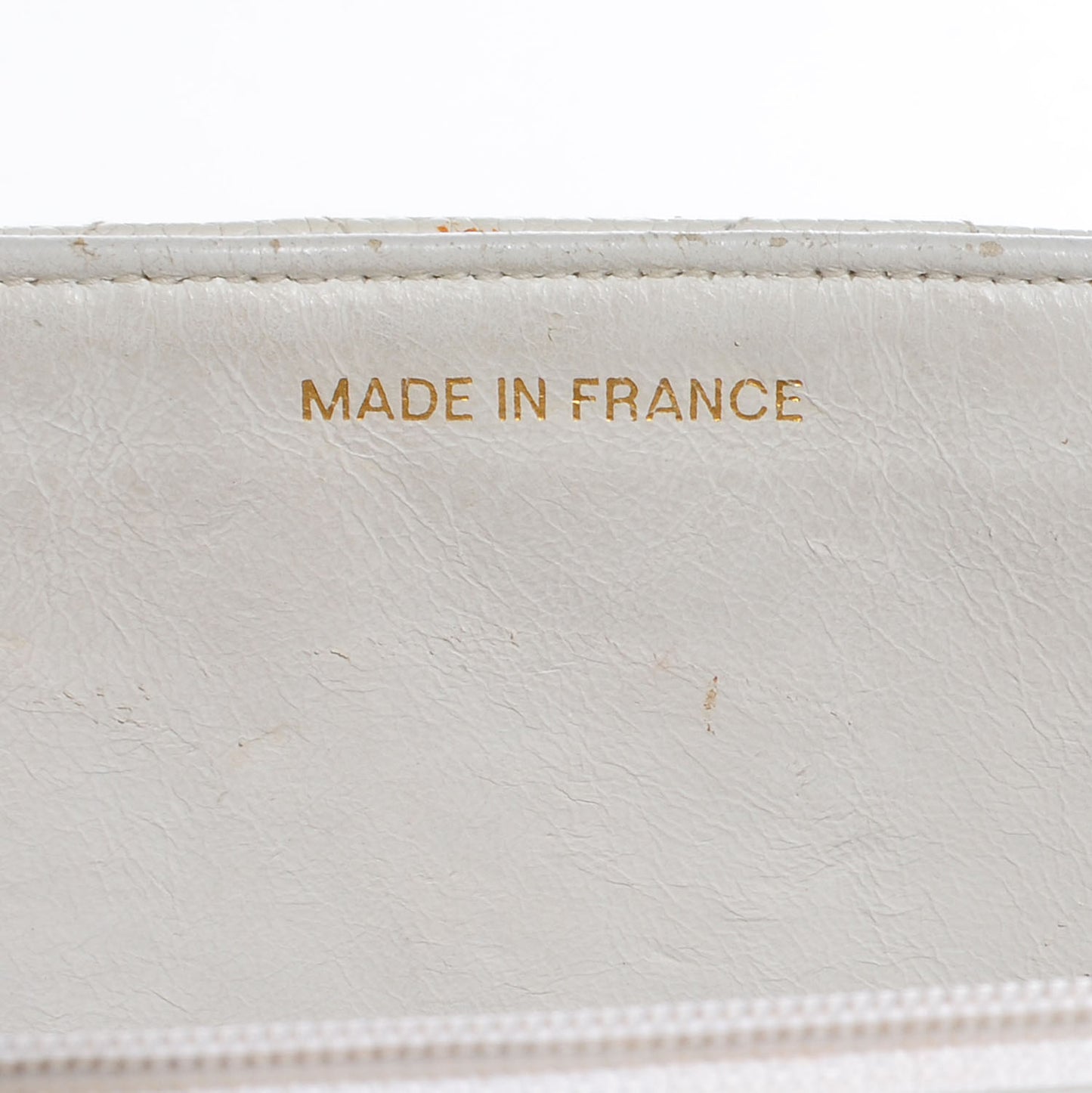 Caviar Jumbo Flap White