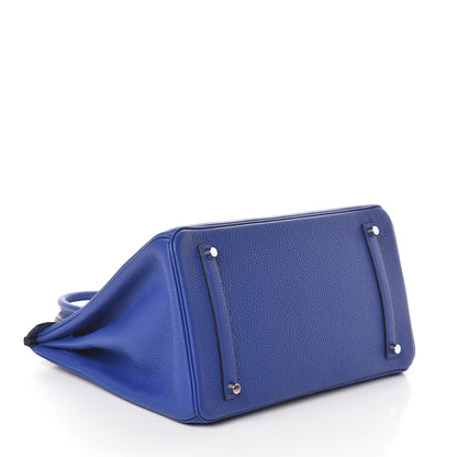 Hermes Togo Birkin 35 Bleu Electrique 5 of 31