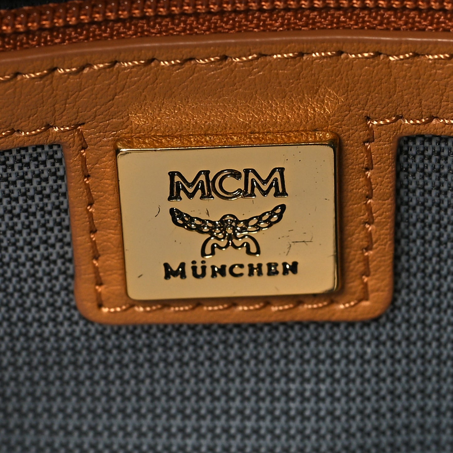 Visetos Side Stud Mini Stark Backpack Cognac