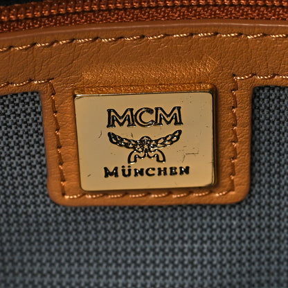 MCM Visetos Side Stud Mini Stark Backpack Cognac 6 of 9