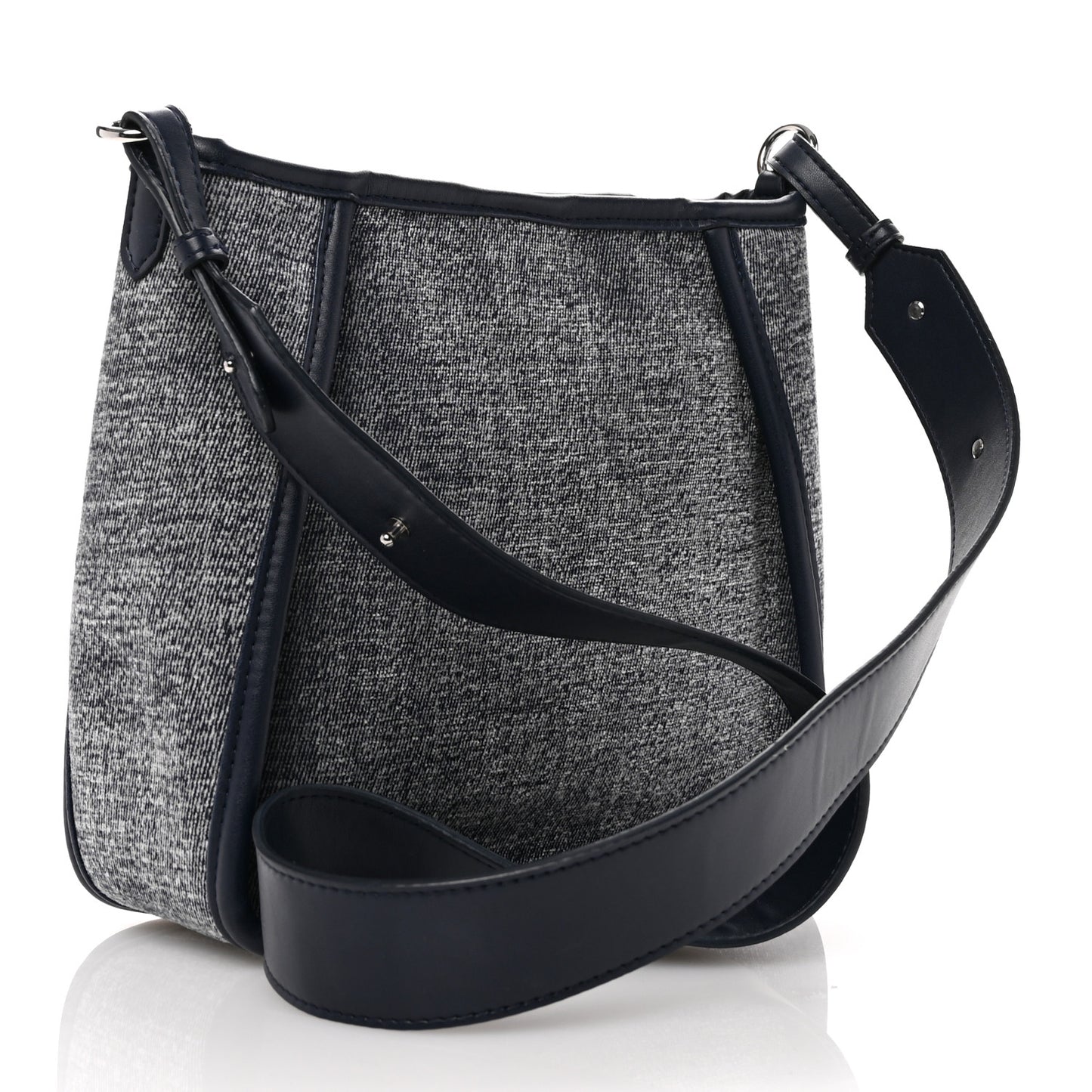 Eco Alter Denim Logo Mini Crossbody Blue