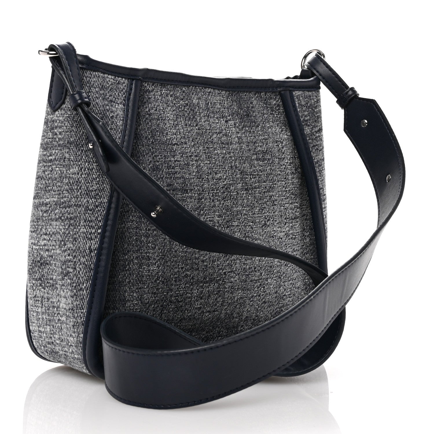 Stella McCartney Eco Alter Denim Logo Mini Crossbody Blue 3 of 11