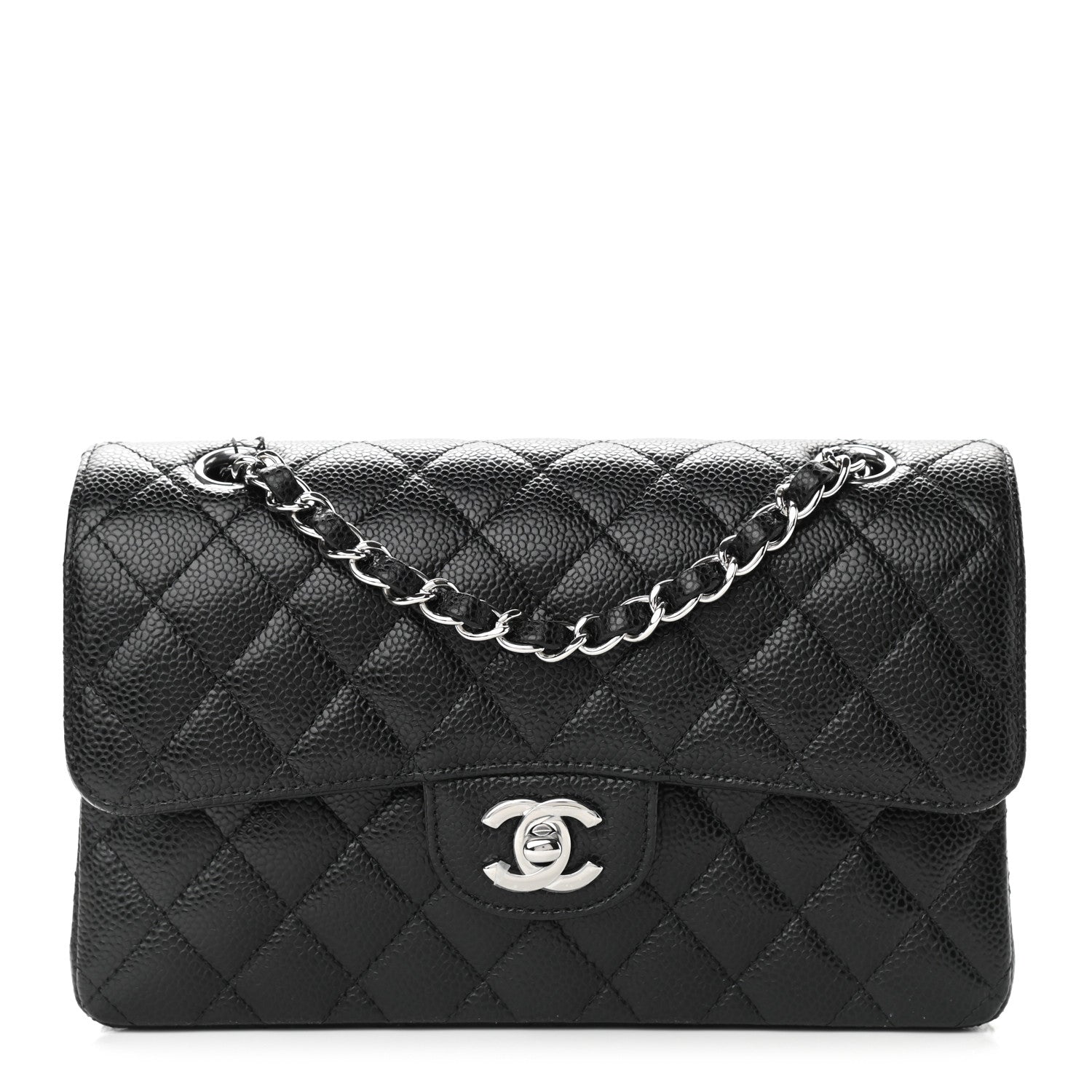 Chanel Caviar Quilted Small Double Flap Black 1 of 9