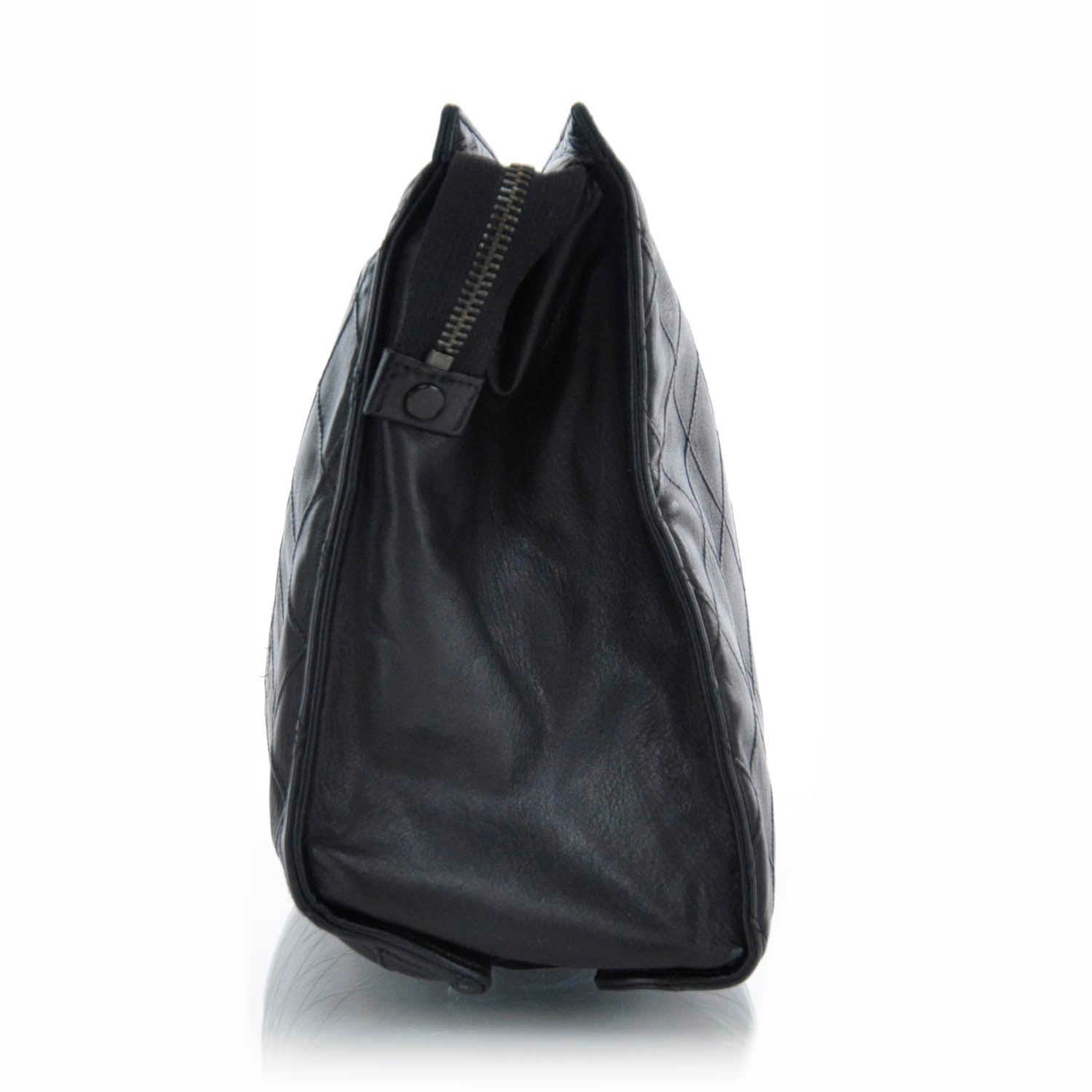 Chanel Lambskin Oversized Clutch Black 3 of 7