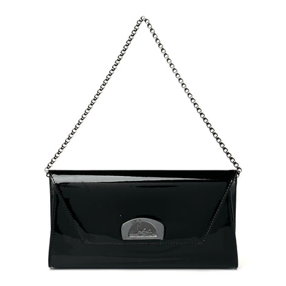 Christian Louboutin Patent Vero Dodat Clutch Black 1 of 11