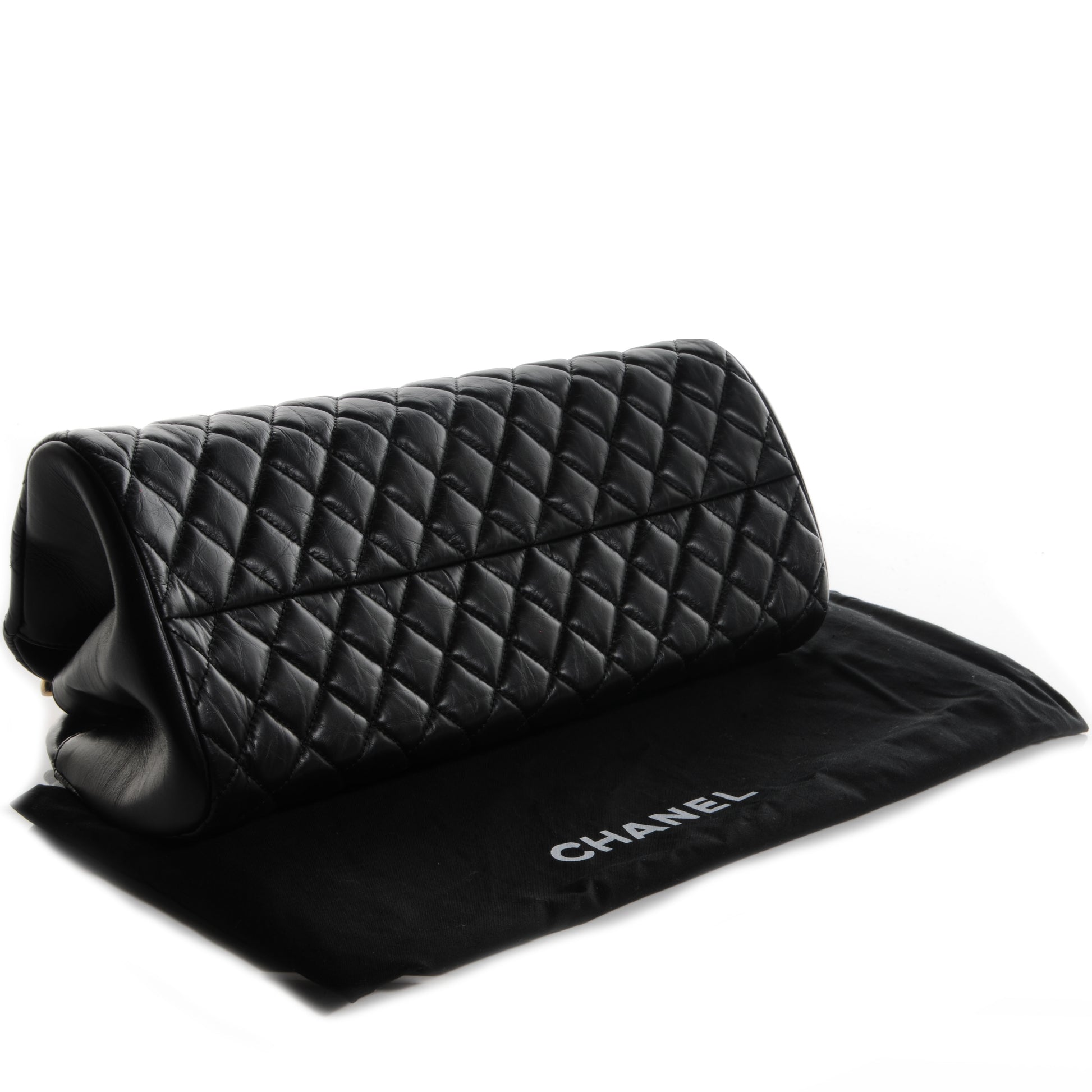 Chanel Aged Calfskin Medium Just Mademoiselle Black 4 of 7