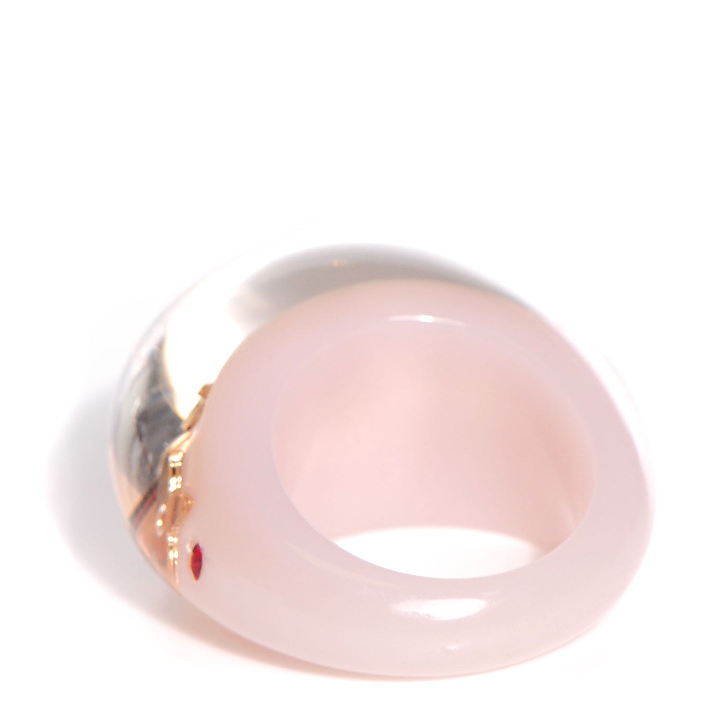 Inclusion Ring M Rose 6.5