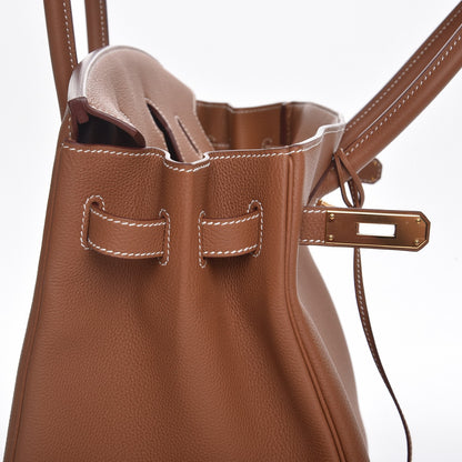 Hermes Togo Birkin 35 Gold 9 of 28