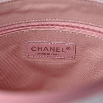 Chanel Woven Straw Raffia Small Deauville Messenger Light Pink 15 of 17