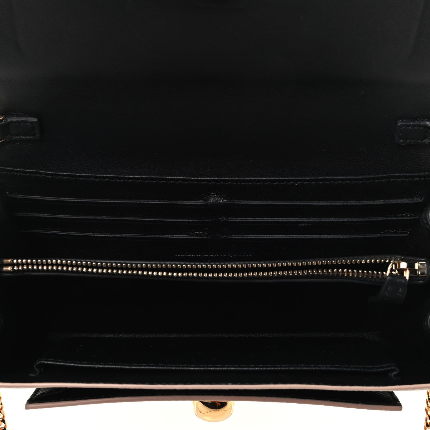 Alexander McQueen Pebbled Calfskin Skull Wallet on Chain Teint 3 of 3
