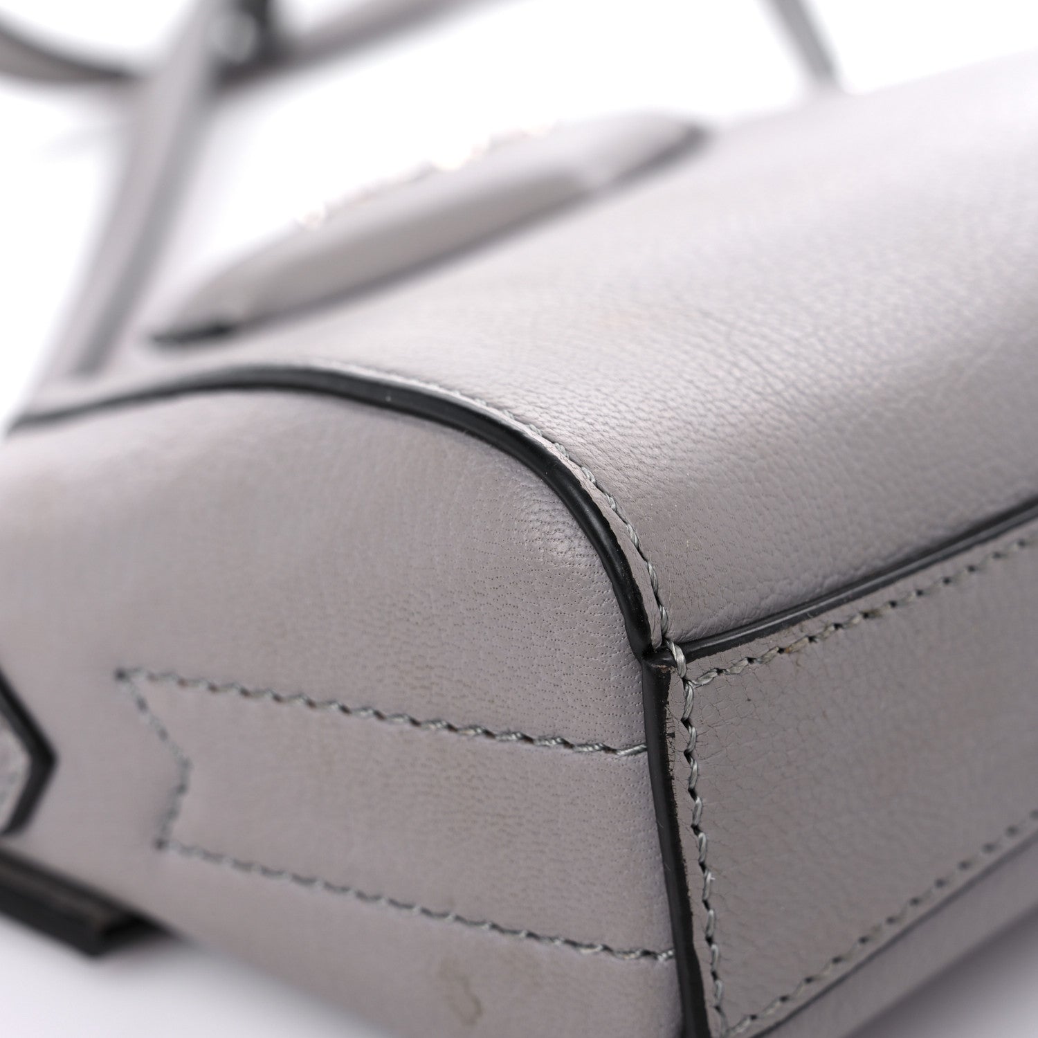 Givenchy Sugar Goatskin Nano Antigona Pearl Grey 6 of 16