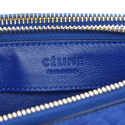 Celine Python Small Trio Crossbody Bag Royal Blue 8 of 9