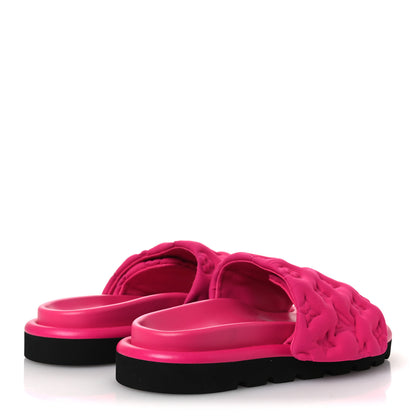 Louis Vuitton Technical Fabric Embossed Monogram Pool Pillow Comfort Mules 37 Fuchsia 5 of 12
