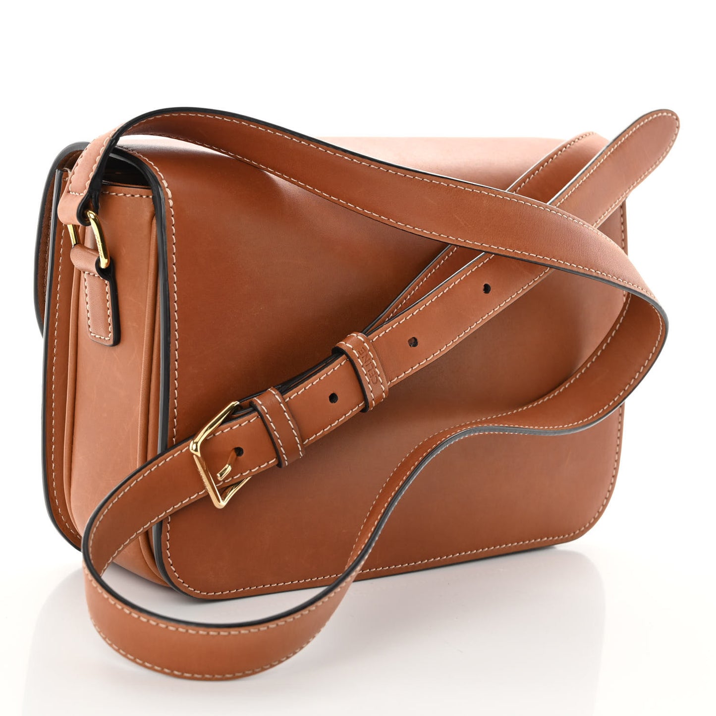Natural Calfskin Medium Triomphe Tan
