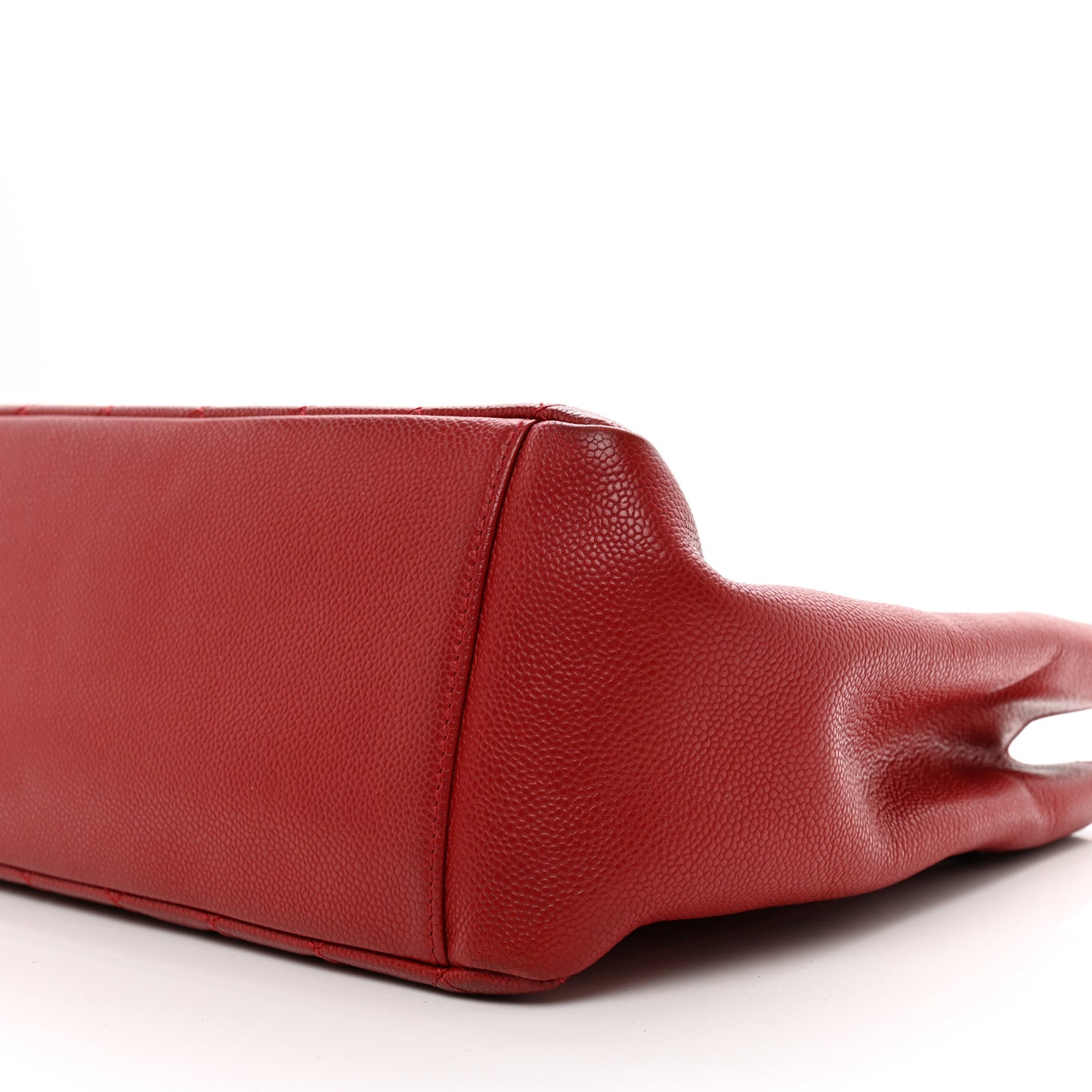 Caviar Quilted Grand Shopping Tote GST Red