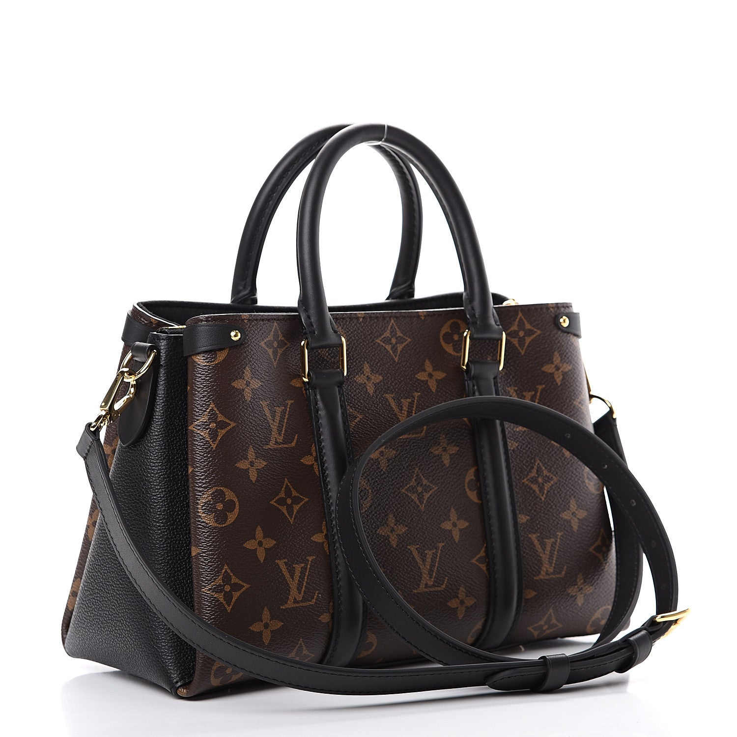 Louis Vuitton Monogram Soufflot BB Black 2 of 12