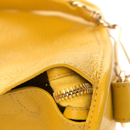Balenciaga Chevre Silver Metallic Edge Hardware City Jaune Epi 11 of 11