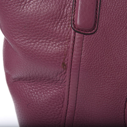 Gucci Pebbled Calfskin Small Soho Top Handle Bag Peonia Flower 13 of 20