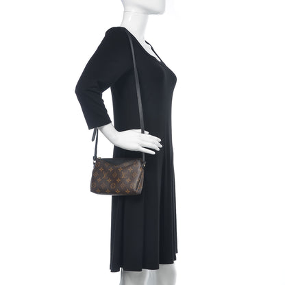 Louis Vuitton Monogram Pallas Crossbody Black 2 of 15