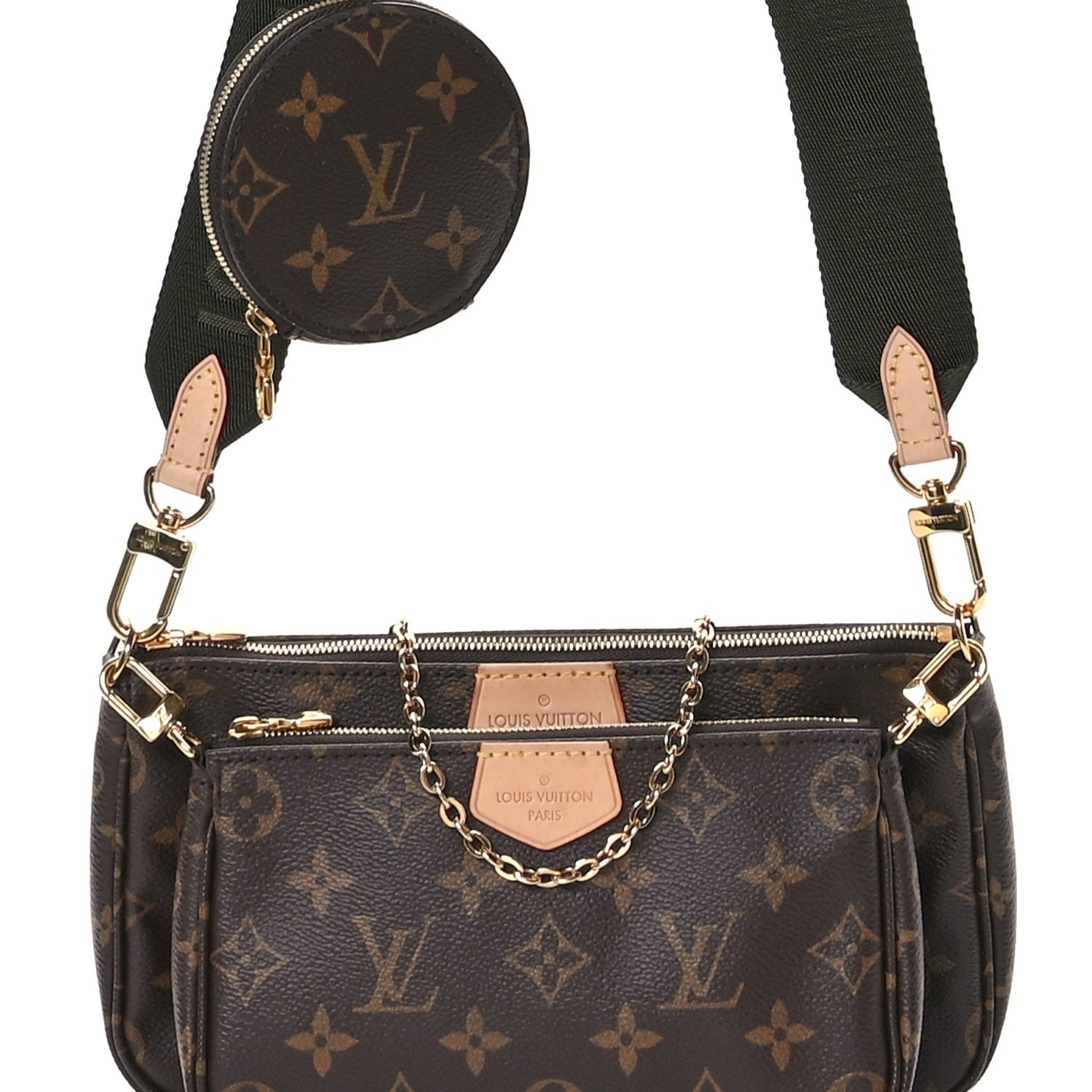Louis Vuitton Monogram Multi Pochette Accessories Kaki 9 of 12