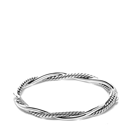 David Yurman Sterling Silver Diamond Infinity Bracelet 4 of 8