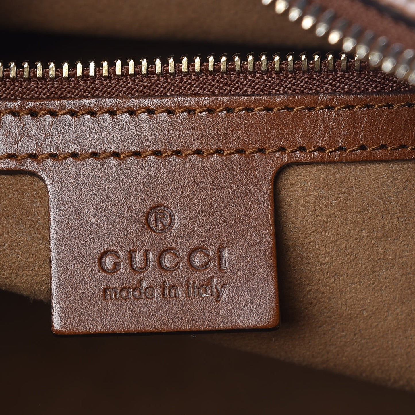 GG Supreme Monogram Linea A Hobo Brown