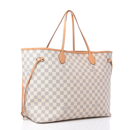 Louis Vuitton Damier Azur Neo Neverfull GM Rose Ballerine 3 of 12