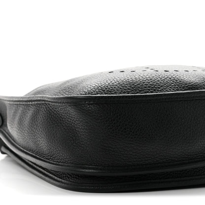 Hermes Taurillon Clemence Evelyne III PM Black 9 of 11