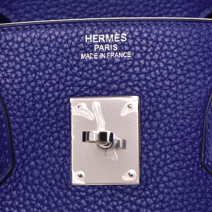 Hermes Togo Birkin 35 Bleu Electrique 23 of 37