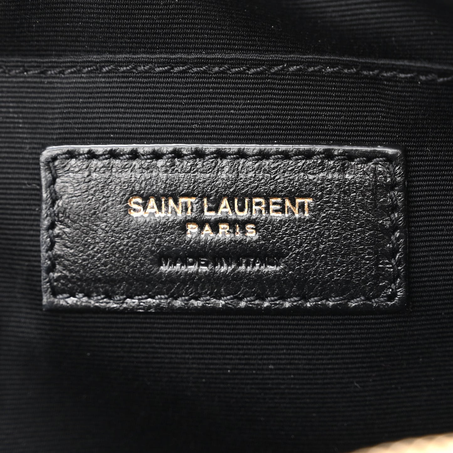 Calfskin Matelasse Monogram Lou Camera Bag Black