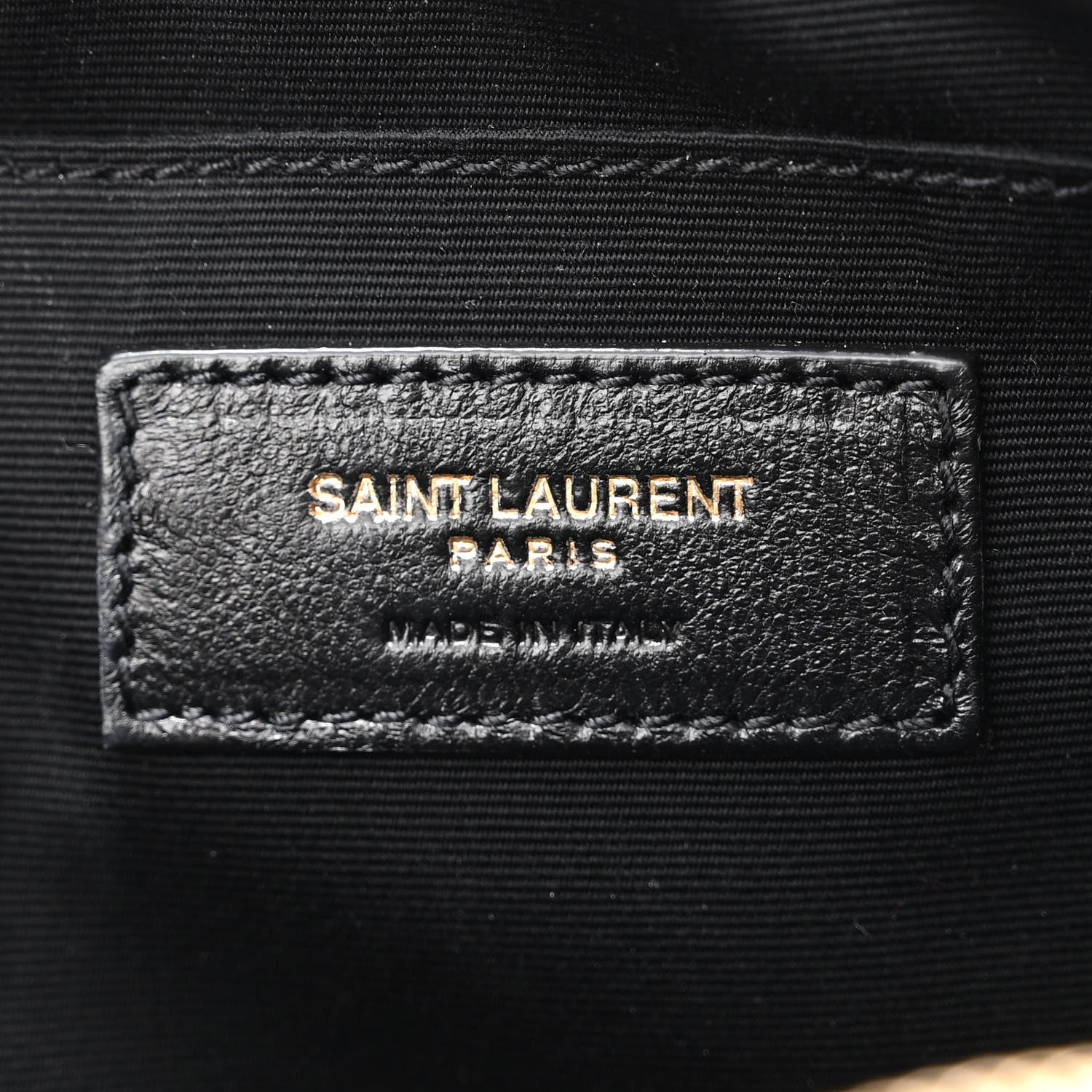 Saint Laurent Calfskin Matelasse Monogram Lou Camera Bag Black 6 of 10