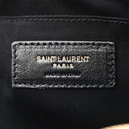 Saint Laurent Calfskin Matelasse Monogram Lou Camera Bag Black 6 of 10