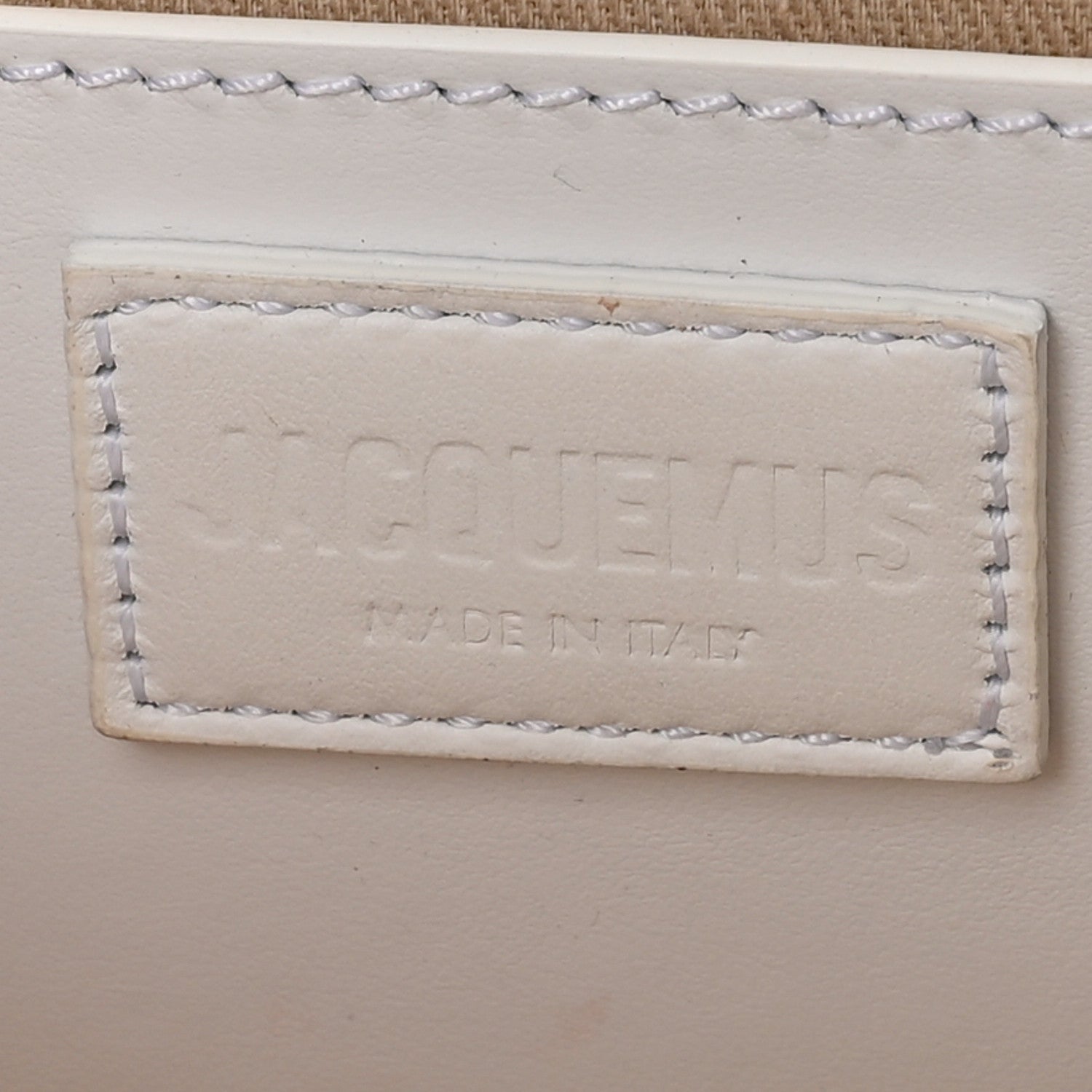Jacquemus Smooth Calfskin Le Bambino Long White 6 of 11