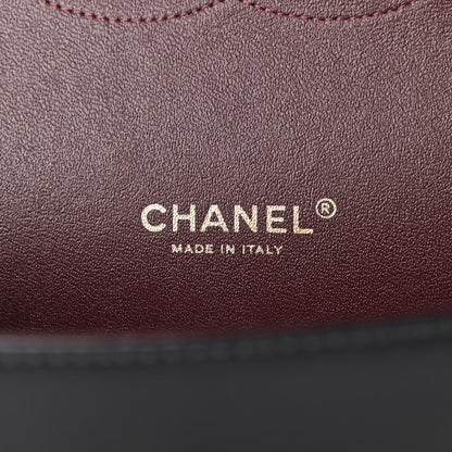 Chanel Lambskin Quilted Maxi Double Flap Black 6 of 17