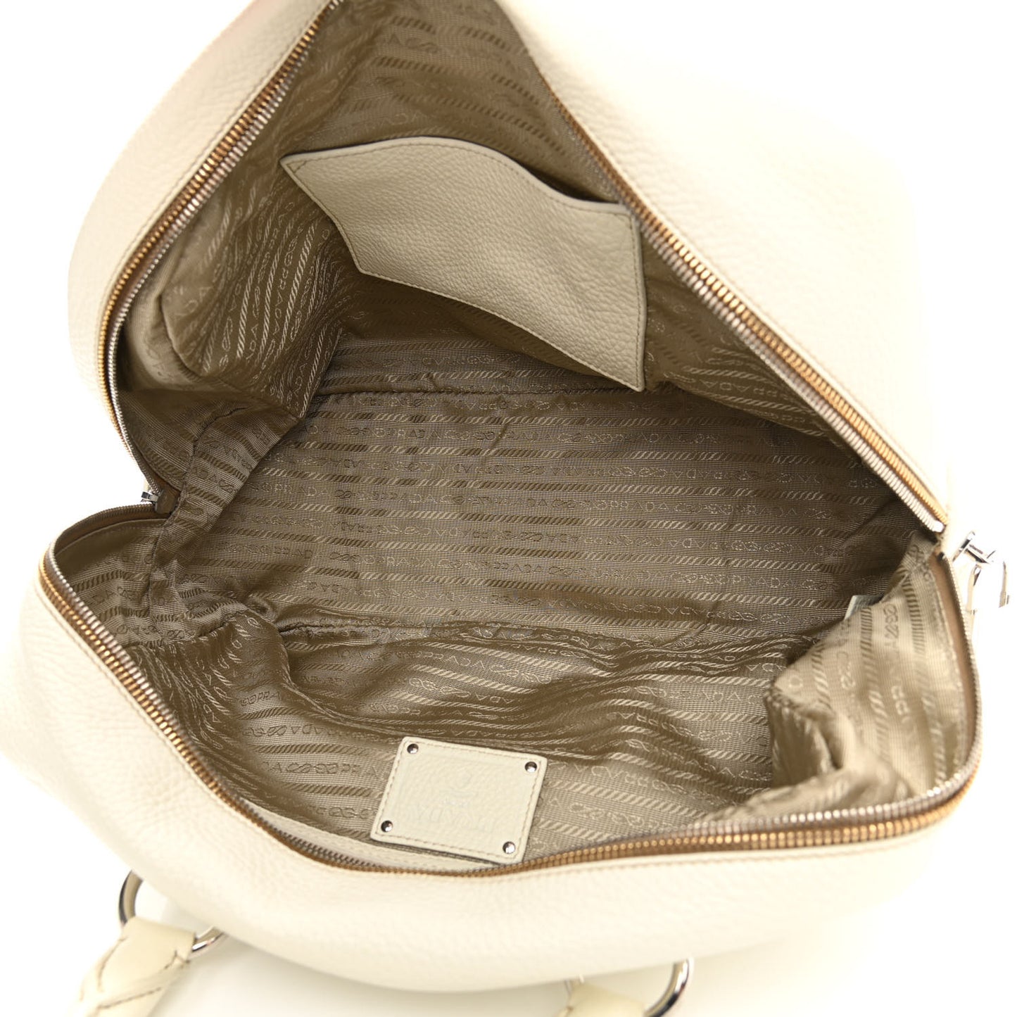 Vitello Daino Satchel Bianco