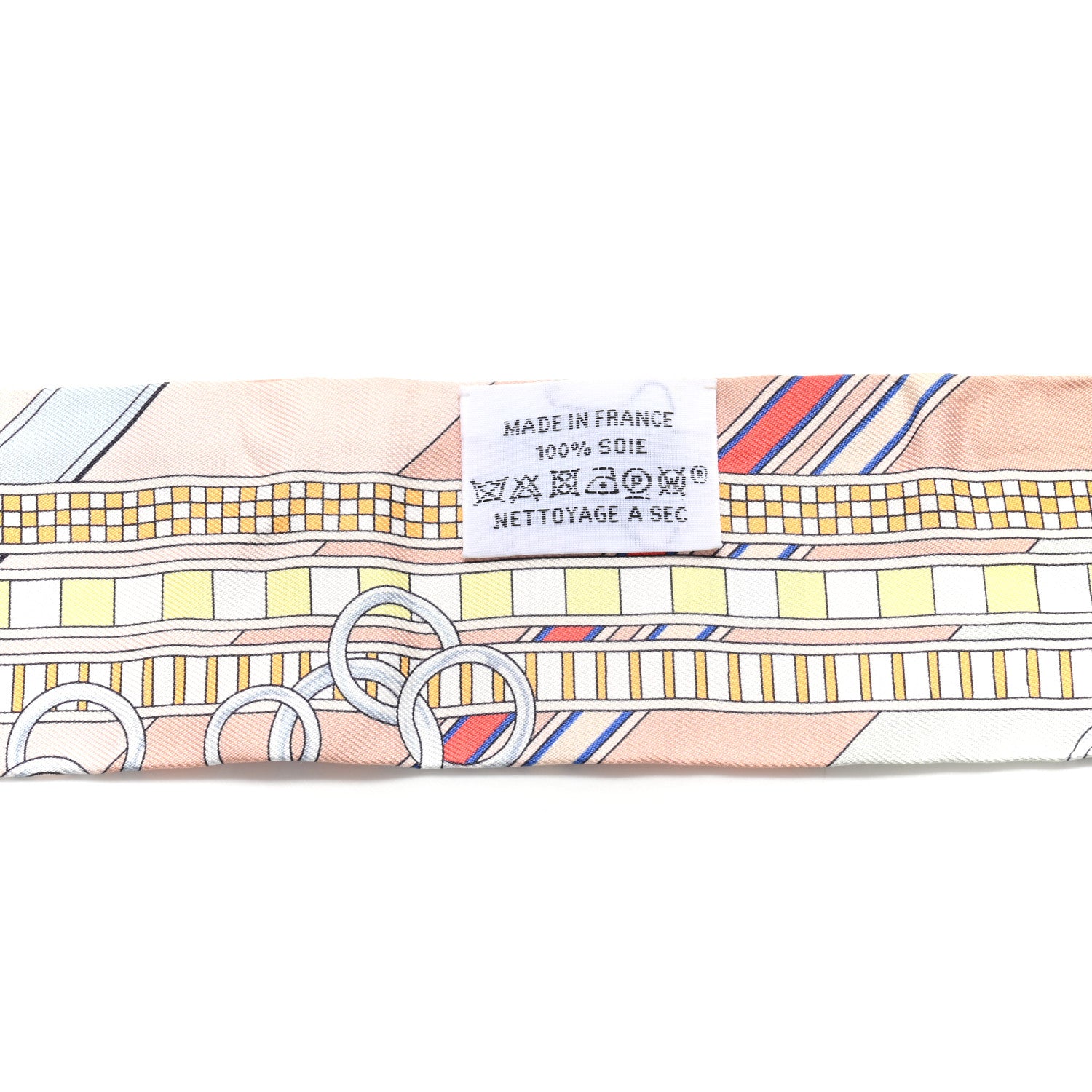 Hermes Silk Brides et Gris Twilly Rose Poudre Bleu Gris 1760134