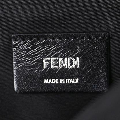 Fendi Recycled Fabric Jacquard Vitello Astro FF 1974 Medium Fendiness Backpack Asfalto Black 6 of 8