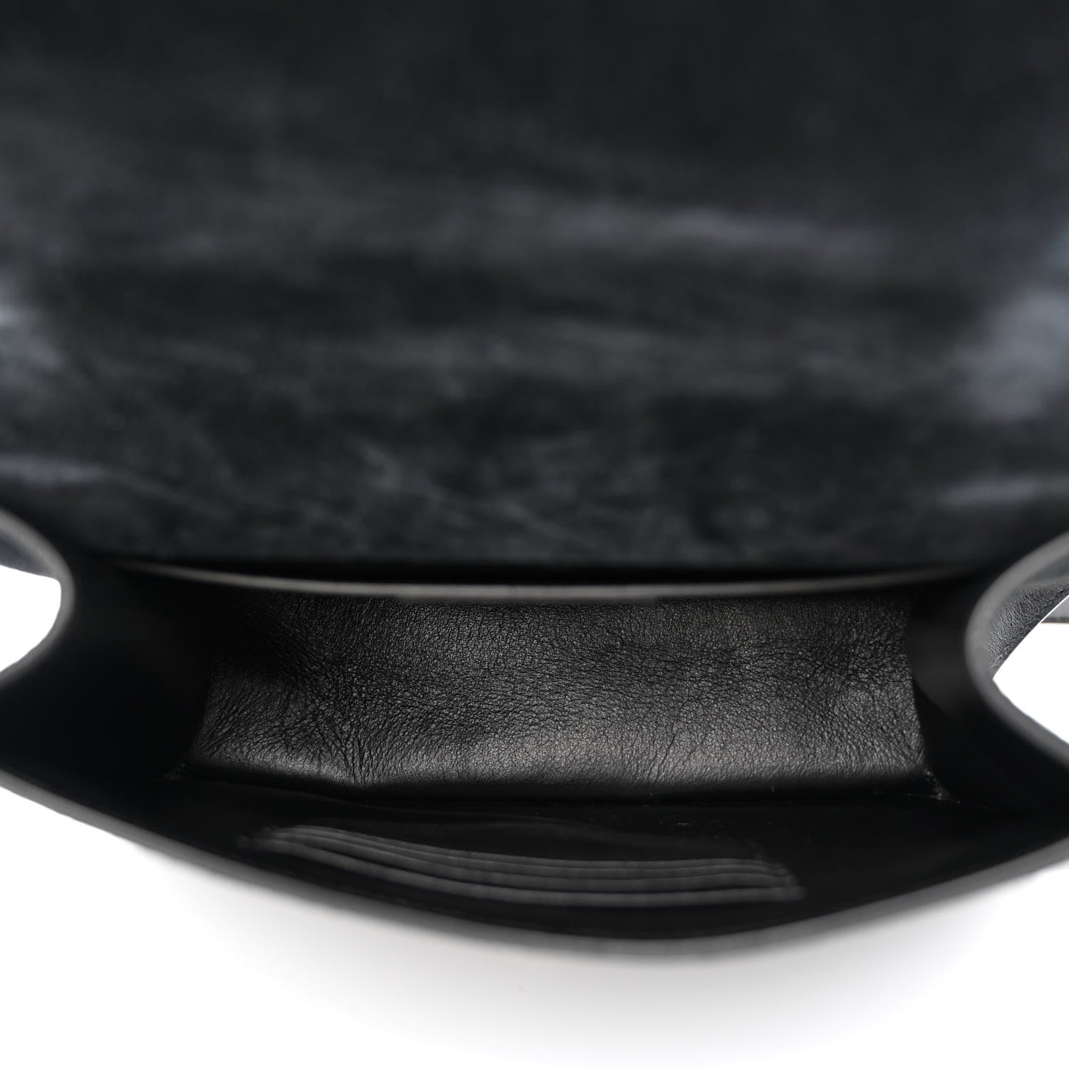 Saint Laurent Suede Small Spontini Saddle Bag Black 5 of 12