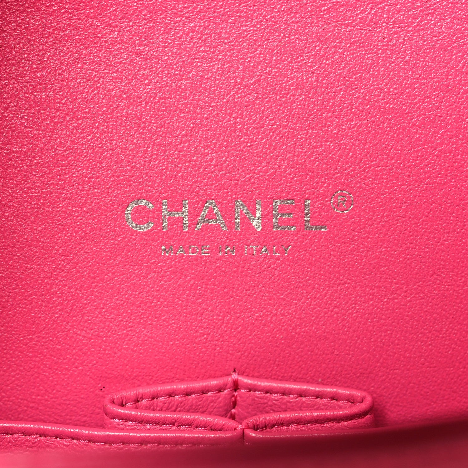 Chanel Lambskin Quilted Maxi Double Flap Fuchsia 6 of 10