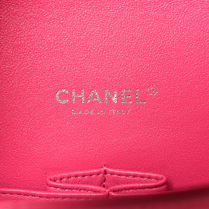 Chanel Lambskin Quilted Maxi Double Flap Fuchsia 6 of 10