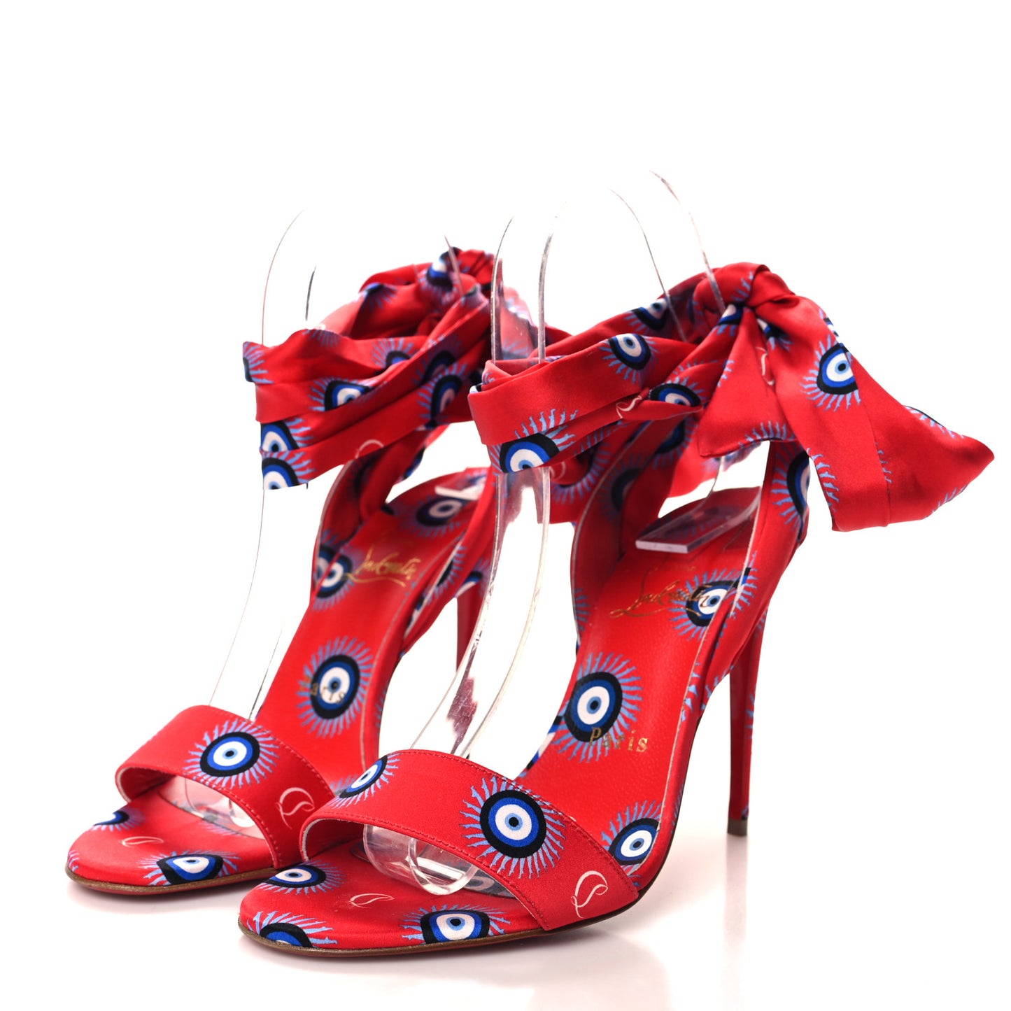 Crepe Satin Greekaba Du Desert 1000 Sandal 36 Red