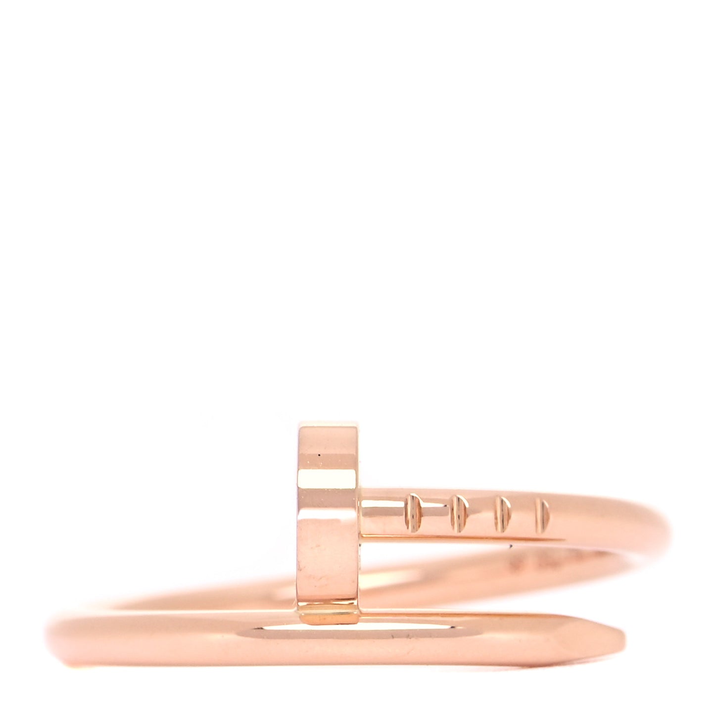 18K Pink Gold Small Juste Un Clou Ring 51 5.75