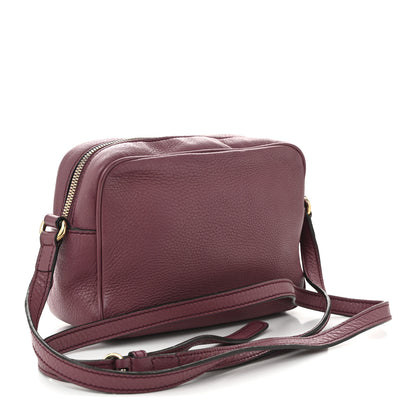 Gucci Pebbled Calfskin Small Soho Disco Bag Peonia Flower 3 of 10